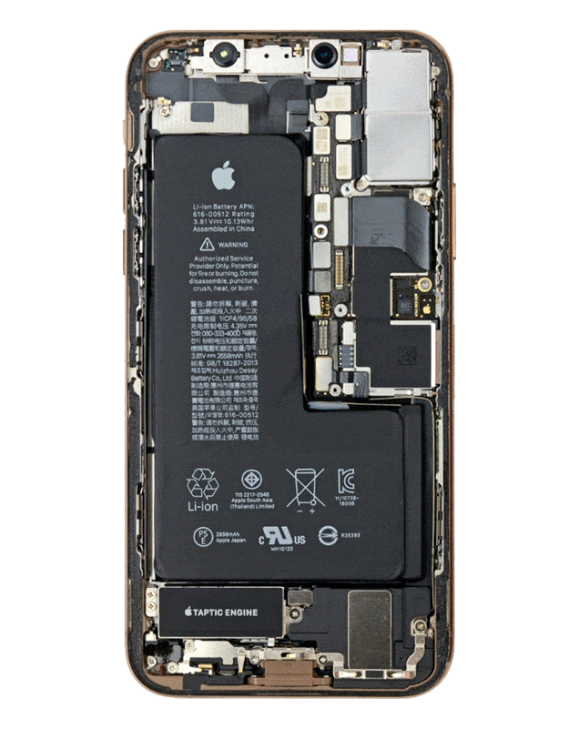 Servicio de reparación de pantalla, batería para iPhone XR